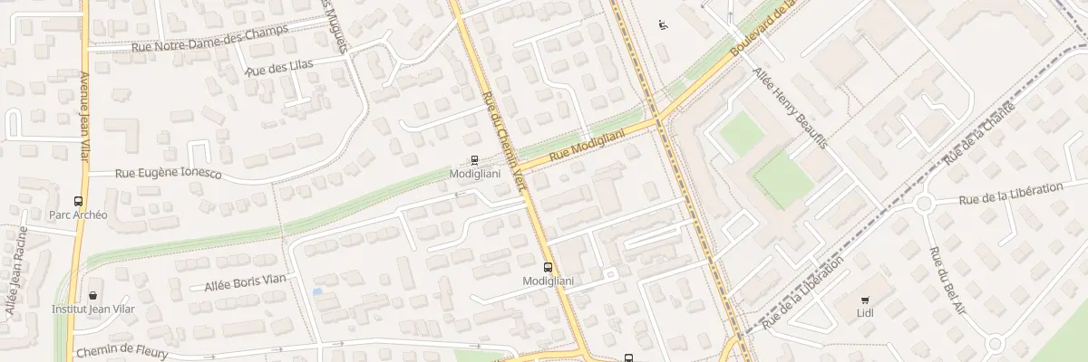 Plan du 160 Rue du Chemin Vert à Ifs