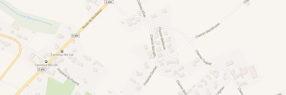 Plan du 16 Che Barrailh à Navailles-Angos