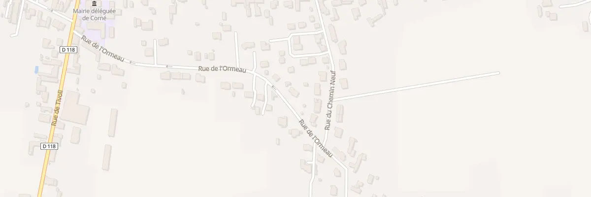 Plan du 29 Rue de l’Ormeau à Loire-Authion