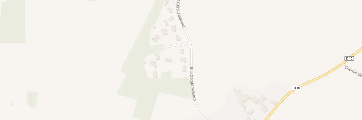 Plan du 10 Rue Gerard Menard à Saint-Genès-de-Fronsac