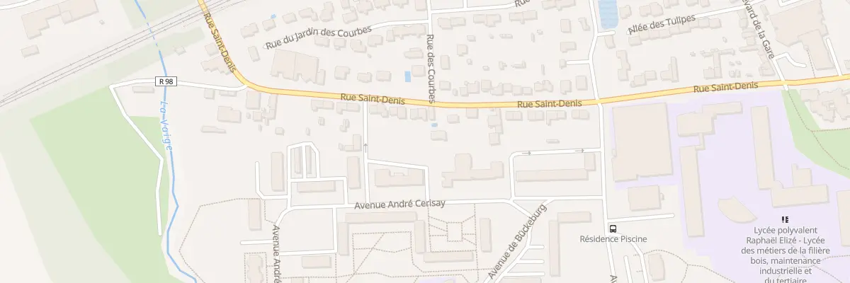 Plan du 70 Rue Saint Denis à Sablé-sur-Sarthe