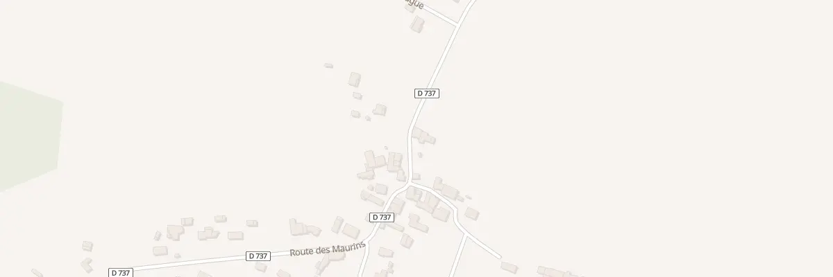 Plan du 1 Les Maurins à Vérac