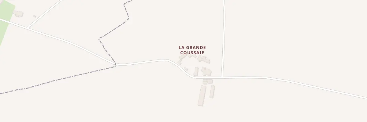 Plan du 3 La Grande Coussaye à Adilly