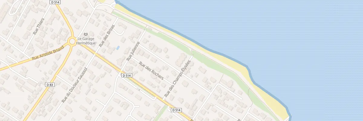 Plan du 2 Rue des Champs Élysées à Luc-sur-Mer