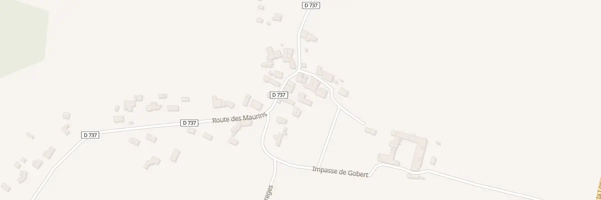 Plan du 93 Les Maurins à Vérac