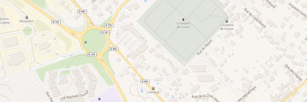 Plan du 11 Imp du Chardonnay à Cognac