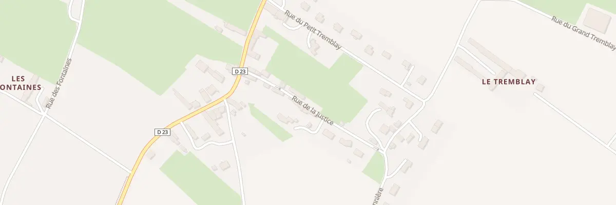 Plan du 5023 Rue de la Justice à Barbery