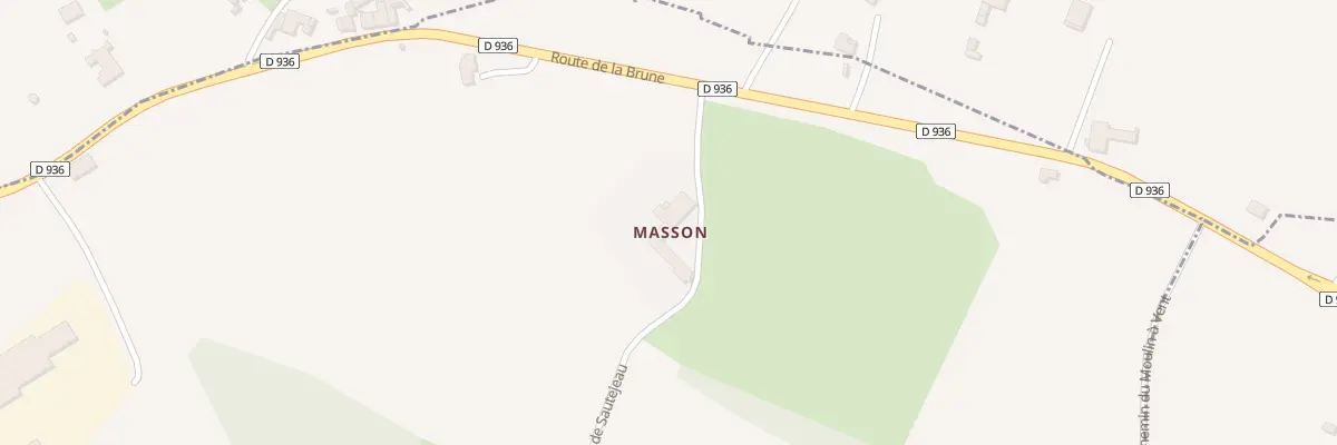 Plan du 11 Le Masson à Croignon