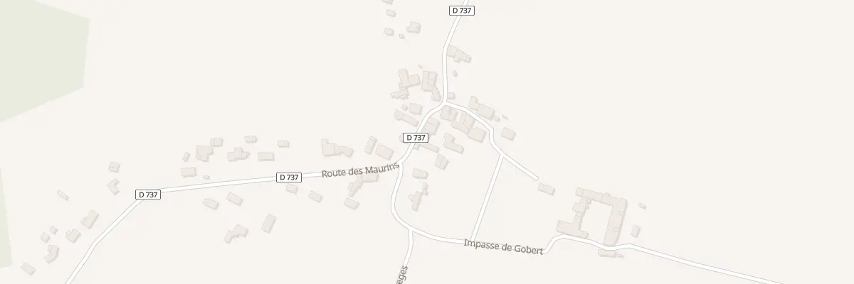 Plan du 94 Les Maurins à Vérac