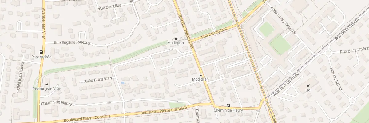 Plan du 121 Rue du Chemin Vert à Ifs