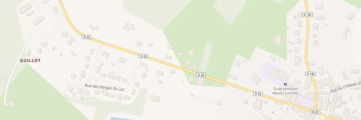 Plan du 404 Rte du Pont de Cotet à Laruscade