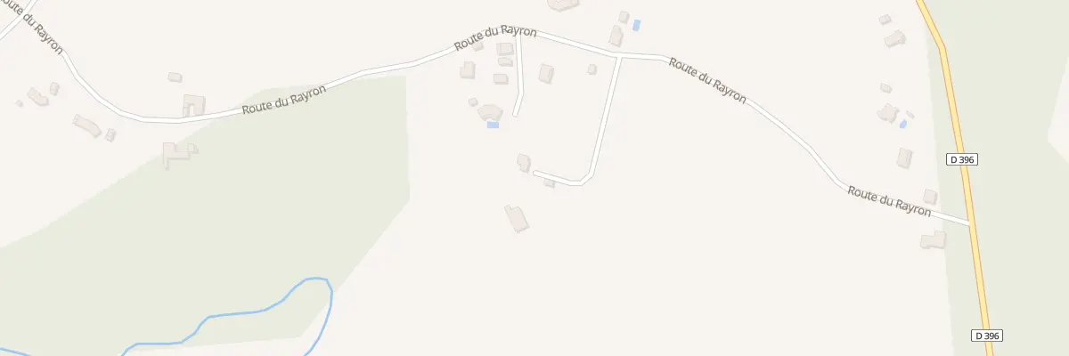 Plan du 383 Rte du Rayron à Pujo-le-Plan