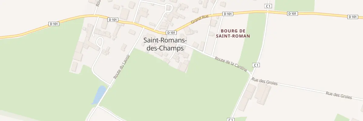 Plan du 3 Imp de la Treille à Saint-Romans-des-Champs