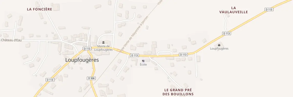 Plan du 15 Rue de Normandie à Loupfougères