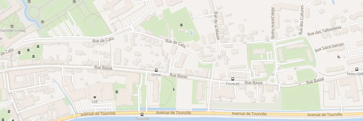 Plan du 147 Rue Basse à Caen