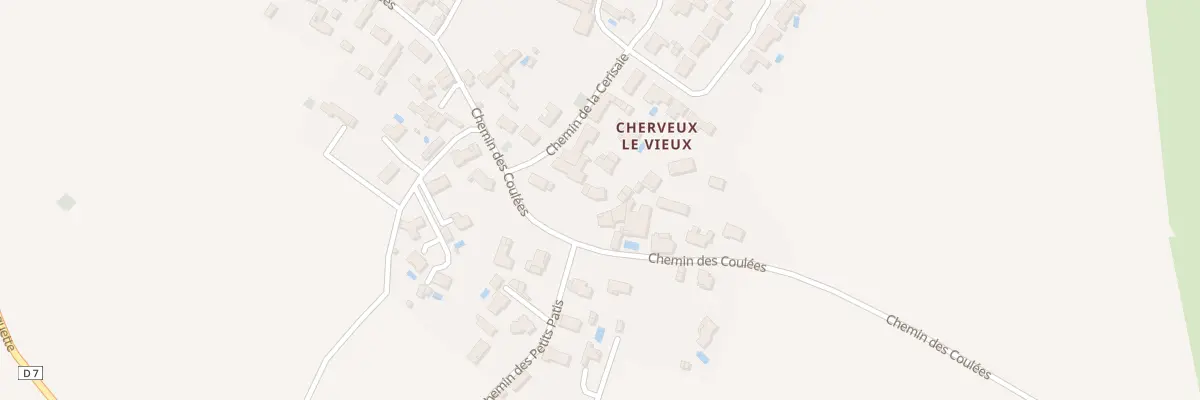 Plan du 9B Che des Coulées à Cherveux