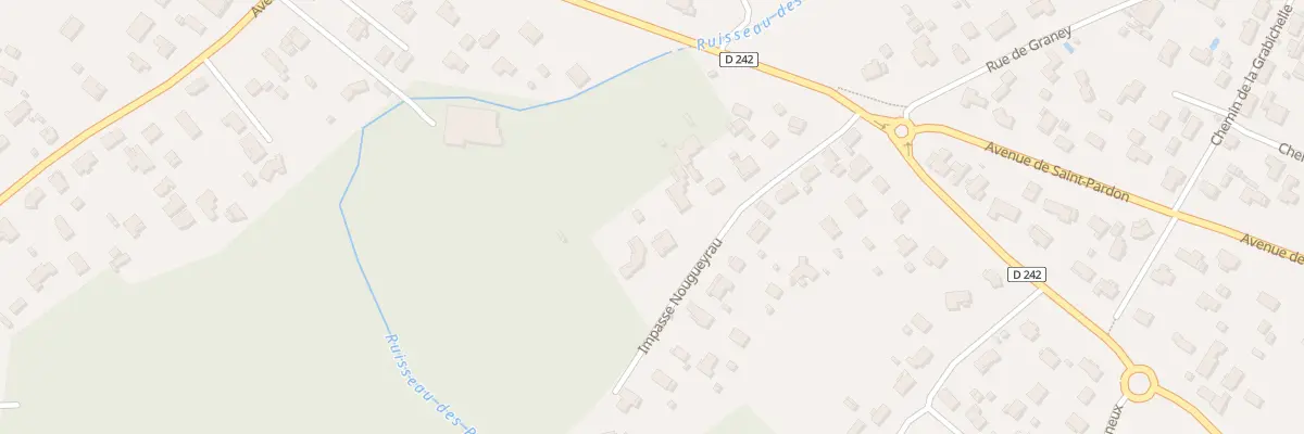 Plan du 33 Imp Nougueyrau à Izon
