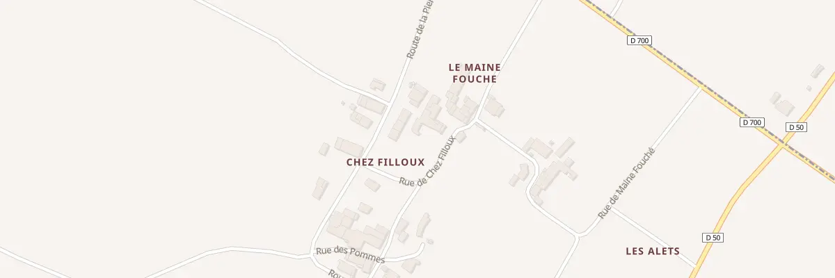 Plan du 16 Rte de Chez Filloux à Sainte-Lheurine