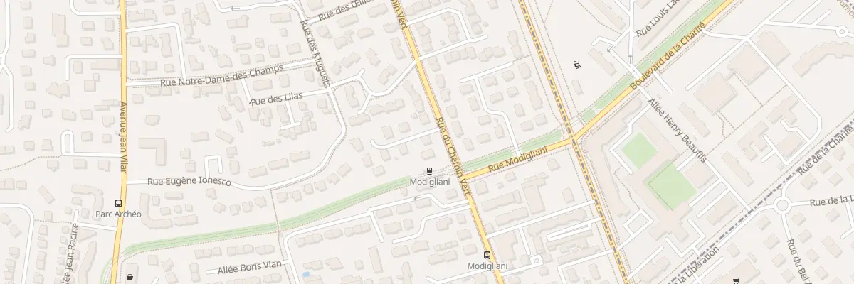 Plan du 225 Rue du Chemin Vert à Ifs