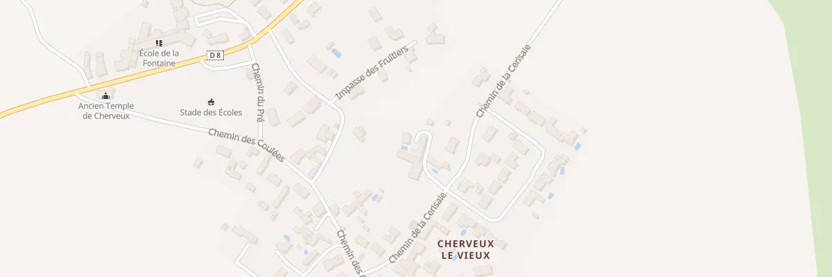Plan du 7 Che de la Cerisaie à Cherveux