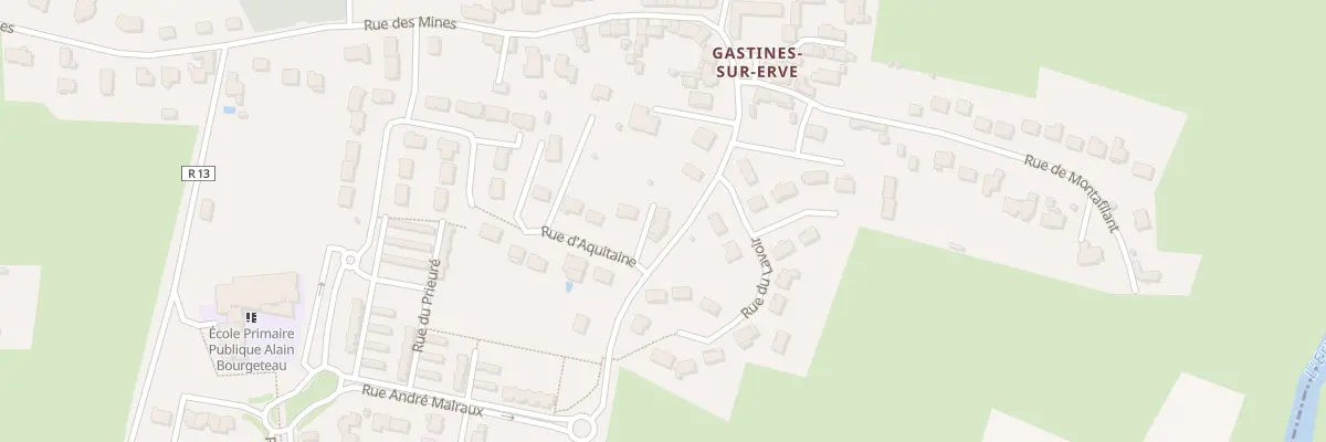 Plan du 110B Rue de Gastines à Sablé-sur-Sarthe