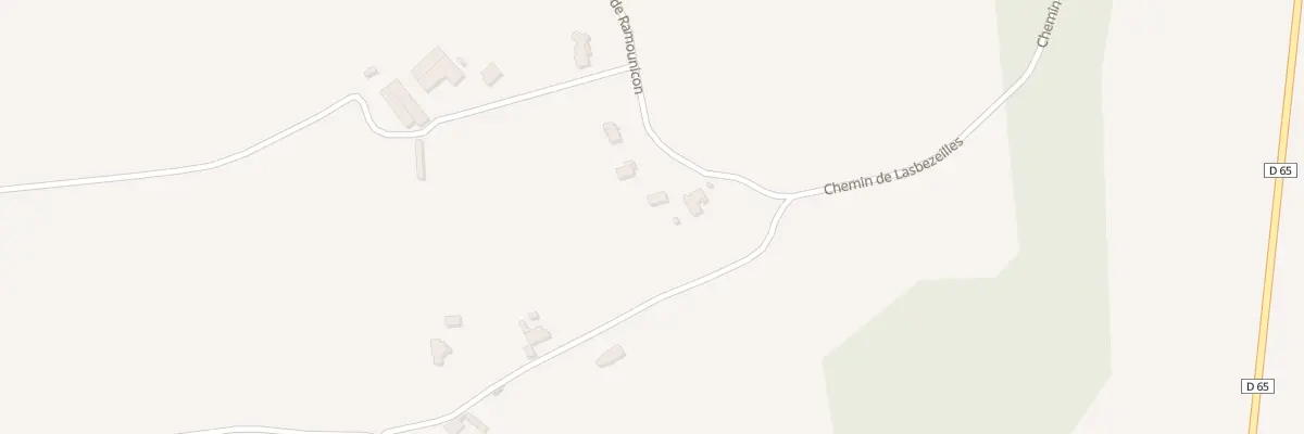 Plan du 2582 Che de Ramounicon à Duhort-Bachen