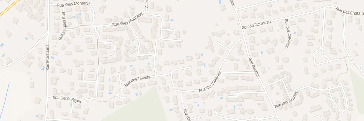 Plan du 22 Rue des Platanes à Créon