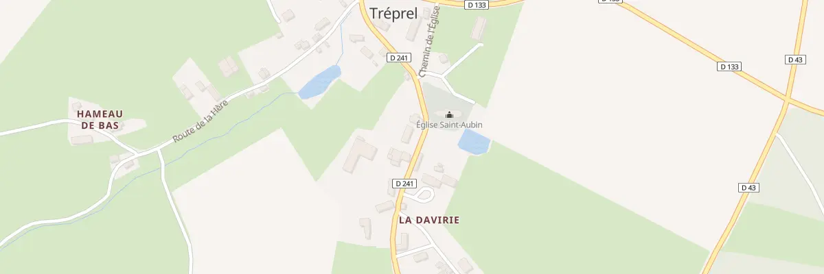 Plan du 12 Rue des Rosiers à Tréprel