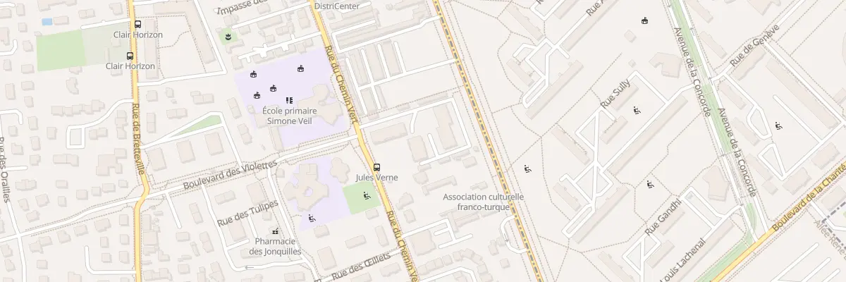 Plan du 544 Rue du Chemin Vert à Ifs