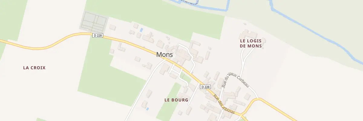 Plan du 23 Rue des Albizias à Mons