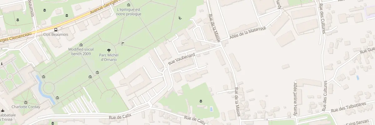 Plan du 6B Rue Vaubenard à Caen