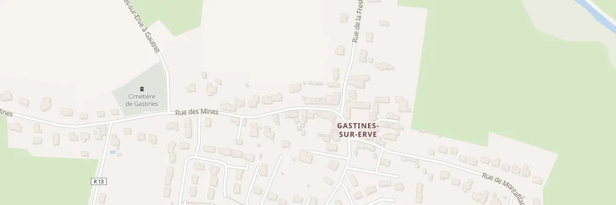 Plan du 11 Rue des Mines à Sablé-sur-Sarthe