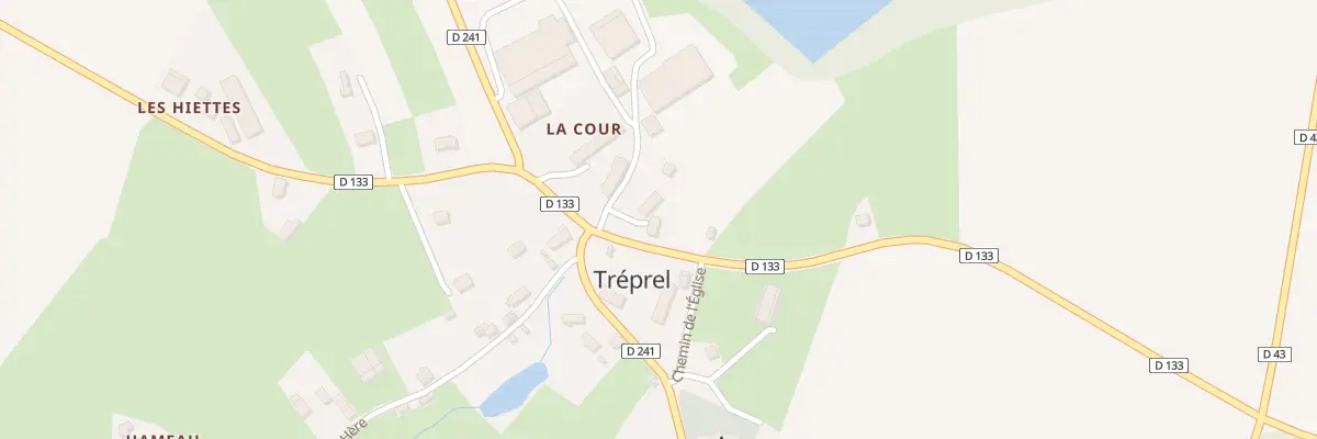 Plan du 5026 La Cour à Tréprel