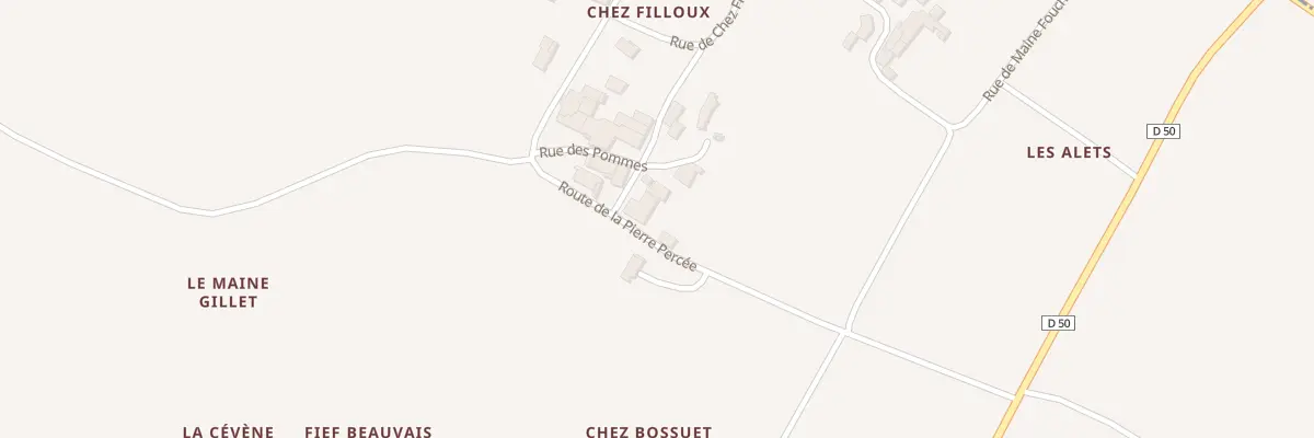 Plan du 13 Rte de la Pierre Percée à Sainte-Lheurine