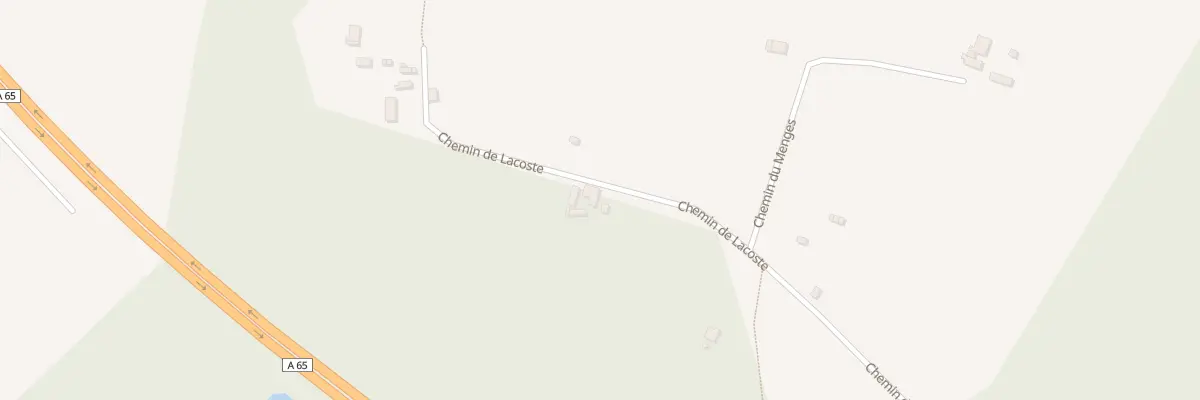 Plan du 613 Che de Lacoste à Pujo-le-Plan