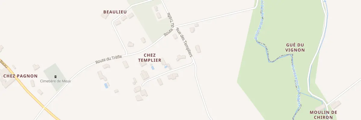 Plan du 5051C Chez Templier à Meux