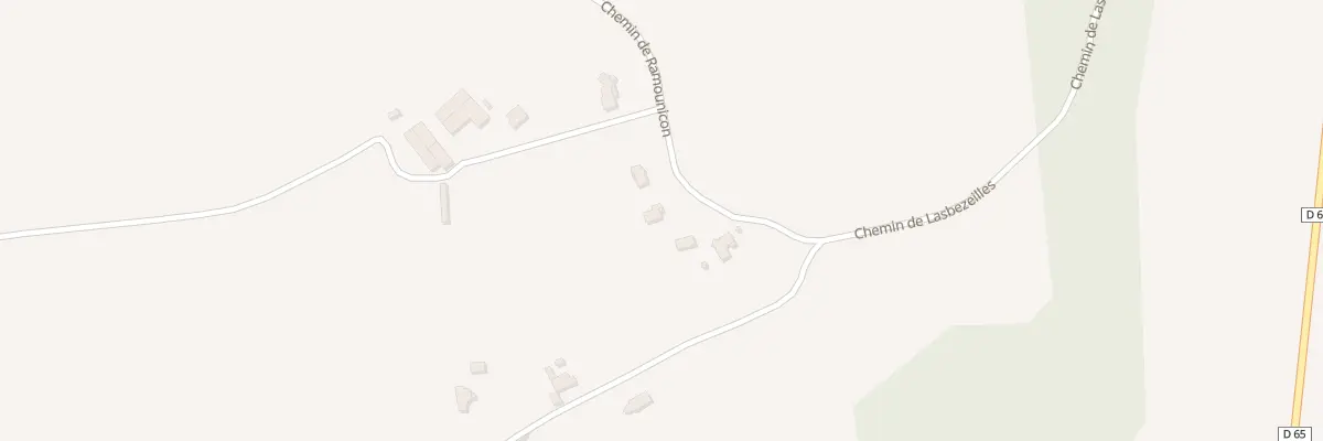 Plan du 2580 Che de Ramounicon à Duhort-Bachen