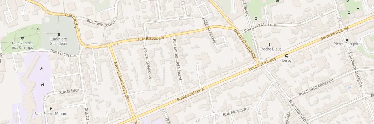 Plan du 15 Rue Emmanuel Bénard à Caen