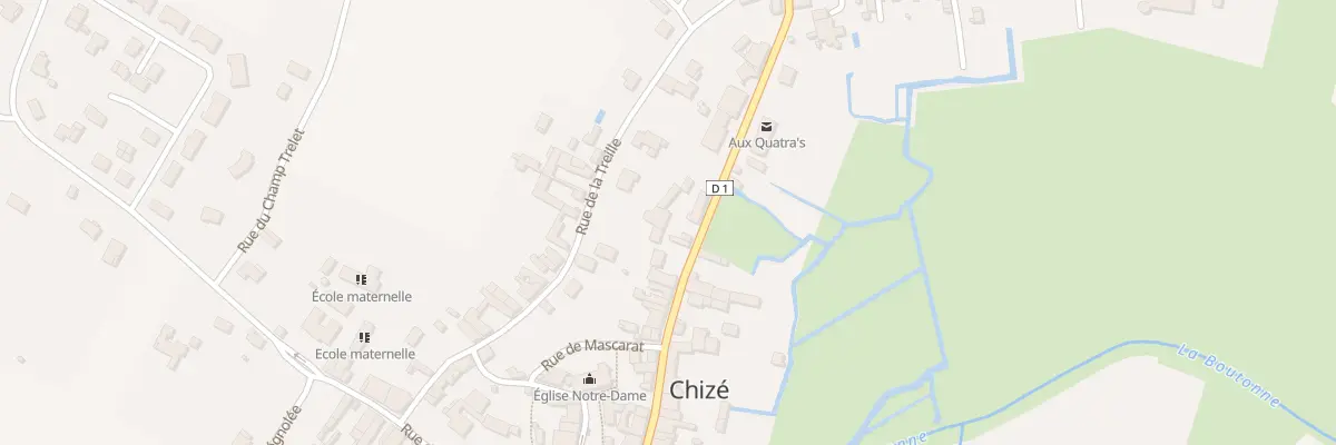 Plan du 39 Rue Duguesclin à Chizé