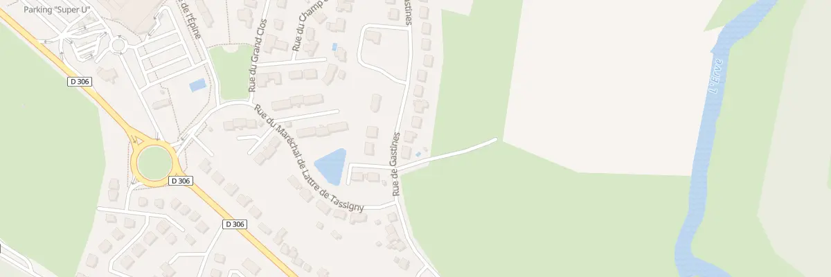 Plan du 39 Rue de Gastines à Sablé-sur-Sarthe