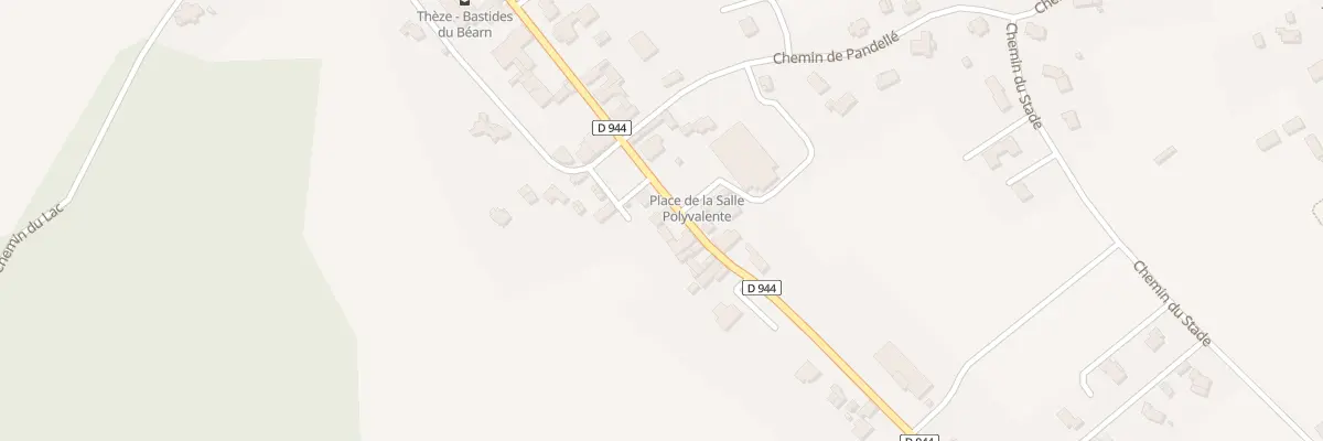 Plan du 5014 Rue des Pyrénées à Thèze