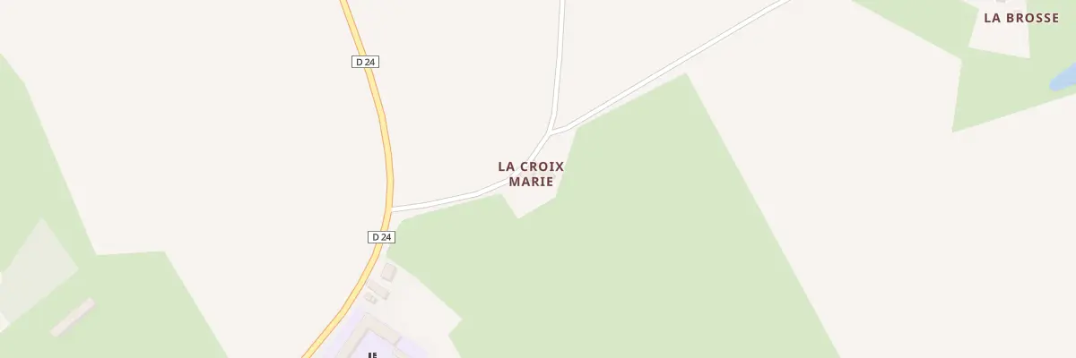 Plan du 1 La Croix Marie à Auvers-le-Hamon