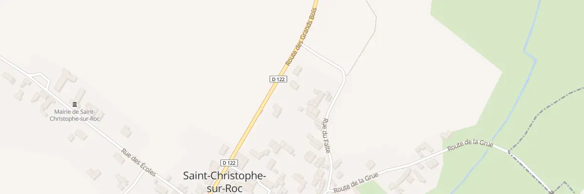 Plan du 22 Rte des Grands Bois à Saint-Christophe-sur-Roc