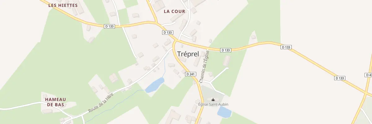 Plan du 3 Rue des Rosiers à Tréprel