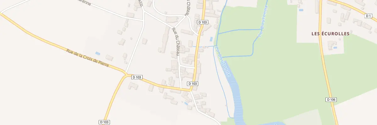 Plan du 3 Rue du Voilier à Chizé