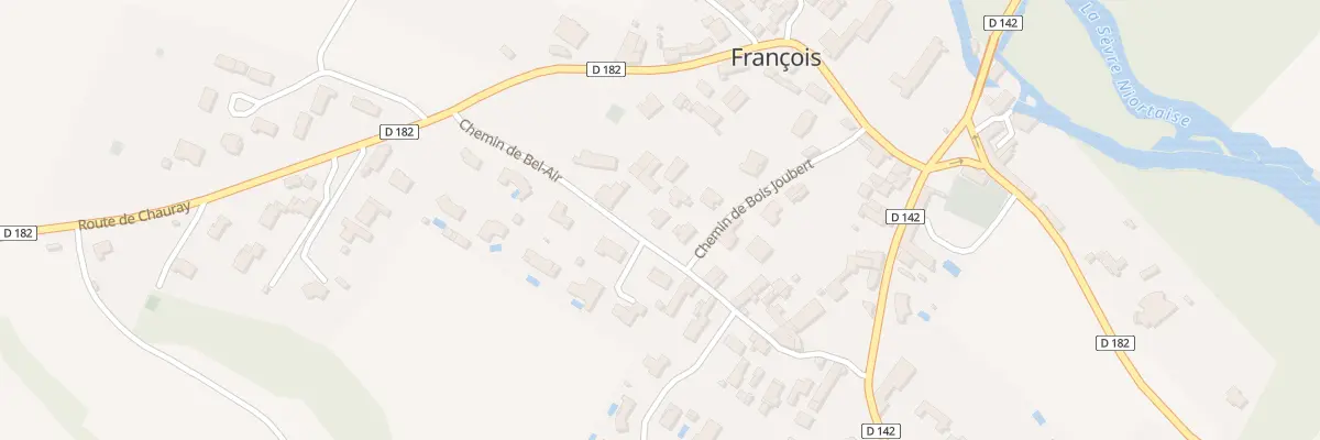 Plan du 20 Che de Bel-Air à François
