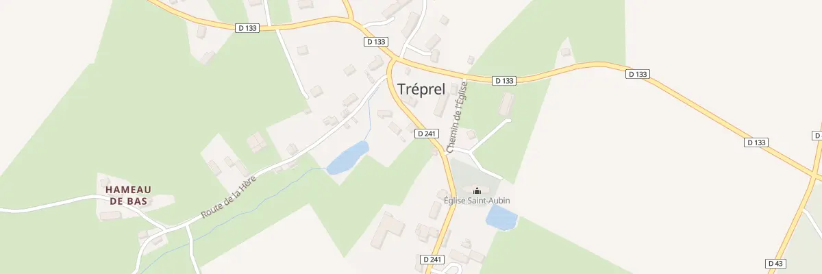 Plan du 6 Rue des Rosiers à Tréprel