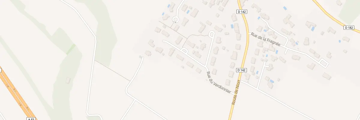 Plan du 17 Rue du Verdonnier à François