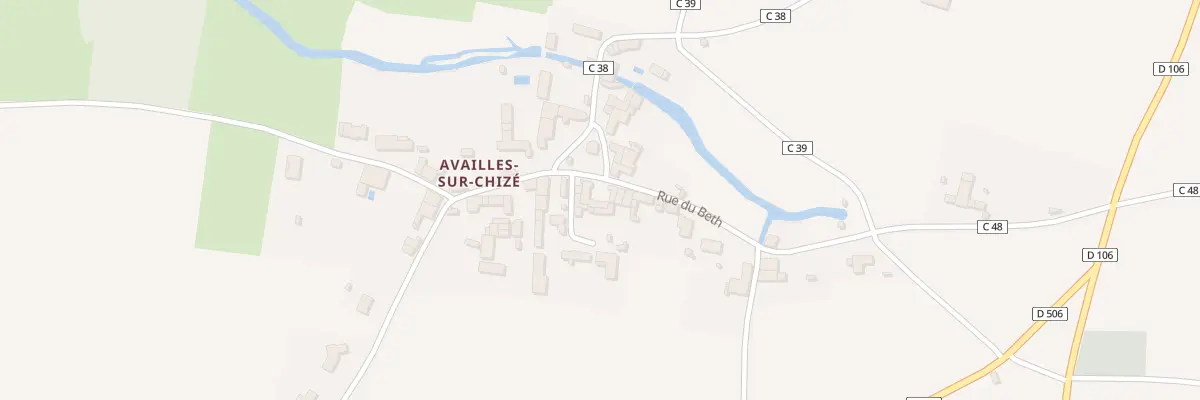 Plan du 41 Rue du Beth à Chizé
