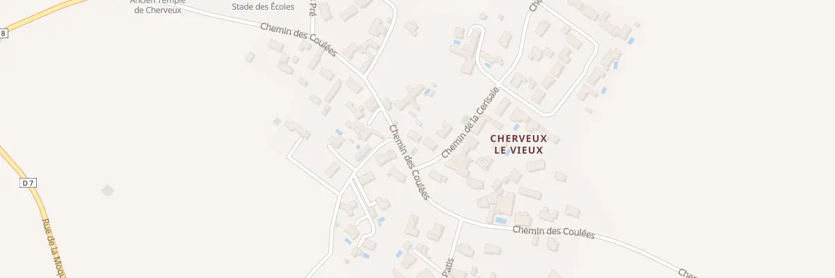 Plan du 5623 Che des Coulées à Cherveux